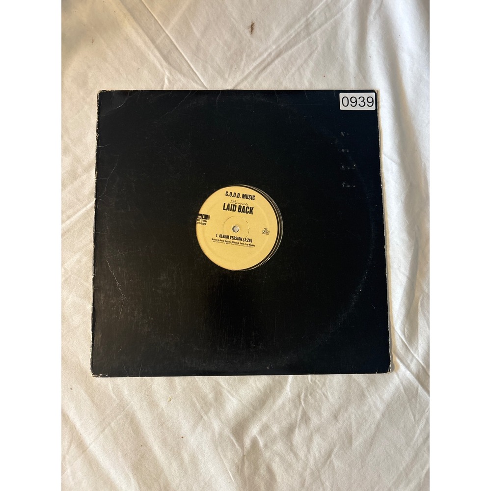 G.O.O.D. Music Laid Back Vinyl 12" Single Black Good Hip Hop 33 RPM 0939